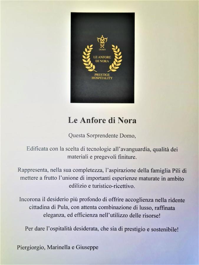 Le Anfore Di Nora Domo Pula Eksteriør bilde